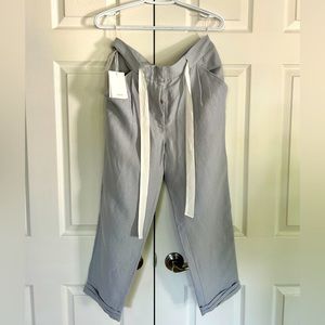 Aritzia Wilfred Pearl Grey Allant Pant, sz 6 NWT